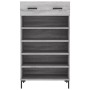 Zapatero madera de ingeniería gris Sonoma 60x35x105 cm de vidaXL, Armarios y almacenamiento - Ref: Foro24-829618, Precio: 81,...