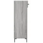 Sonoma gray engineered wood shoe rack 60x35x105 cm by vidaXL, Closets and storage - Ref: Foro24-829618, Price: 80,11 €, Disco...
