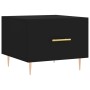 Black plywood coffee table 50x50x40 cm by vidaXL, Coffee table - Ref: Foro24-829366, Price: 51,57 €, Discount: %