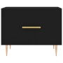 Black plywood coffee table 50x50x40 cm by vidaXL, Coffee table - Ref: Foro24-829366, Price: 51,57 €, Discount: %