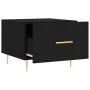 Black plywood coffee table 50x50x40 cm by vidaXL, Coffee table - Ref: Foro24-829366, Price: 50,93 €, Discount: %
