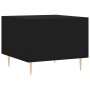 Black plywood coffee table 50x50x40 cm by vidaXL, Coffee table - Ref: Foro24-829366, Price: 51,57 €, Discount: %