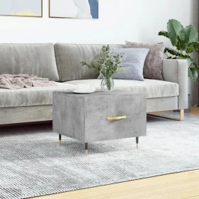 Mesa de centro madera de ingeniería gris hormigón 50x50x40 cm de vidaXL, Mesas de centro - Ref: Foro24-829356, Precio: 39,17 ...