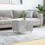 Betongrauer Couchtisch aus Holzwerkstoff, 50 x 50 x 40 cm von vidaXL, Couchtisch - Ref: Foro24-829356, Preis: 39,47 €, Rabatt: %