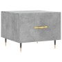 Betongrauer Couchtisch aus Holzwerkstoff, 50 x 50 x 40 cm von vidaXL, Couchtisch - Ref: Foro24-829356, Preis: 39,47 €, Rabatt: %