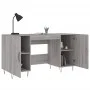 Schreibtisch aus Sonoma-grauem Holzwerkstoff, 140 x 50 x 75 cm von vidaXL, Schreibtische - Ref: Foro24-829546, Preis: 113,81 ...