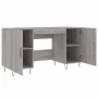 Schreibtisch aus Sonoma-grauem Holzwerkstoff, 140 x 50 x 75 cm von vidaXL, Schreibtische - Ref: Foro24-829546, Preis: 113,81 ...