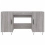 Sonoma gray engineered wood desk 140x50x75 cm by vidaXL, Desks - Ref: Foro24-829546, Price: 115,20 €, Discount: %