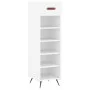 White engineered wood shoe rack 30x35x105 cm by vidaXL, Closets and storage - Ref: Foro24-829644, Price: 43,38 €, Discount: %