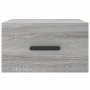Wall-mounted bedside tables 2 units in Sonoma gray color 35x35x20 cm by vidaXL, Lockers and storage cabinets - Ref: Foro24-82...