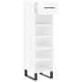 Glossy white plywood shoe cabinet 30x35x105 cm by vidaXL, Closets and storage - Ref: Foro24-829702, Price: 51,78 €, Discount: %