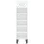 Glossy white plywood shoe cabinet 30x35x105 cm by vidaXL, Closets and storage - Ref: Foro24-829702, Price: 51,78 €, Discount: %