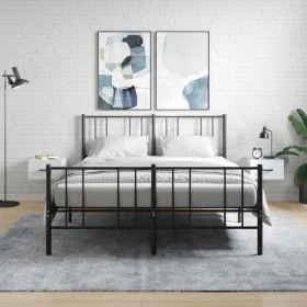 Wand-Nachttische 2 Stück glänzend weiß 35x35x20 cm von vidaXL, Schließfächer und Lagerschränke - Ref: Foro24-829825, Preis: 3...