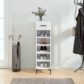 Glossy white plywood shoe cabinet 30x35x105 cm by vidaXL, Closets and storage - Ref: Foro24-829678, Price: 43,74 €, Discount: %