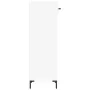 Mueble zapatero madera contrachapada blanco brillo 30x35x105 cm de vidaXL, Armarios y almacenamiento - Ref: Foro24-829678, Pr...