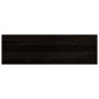 Peldaños de escalera 12 uds madera maciza roble marrón oscuro