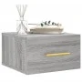 Wall bedside tables 2 pcs Sonoma gray color 35x35x20 cm by vidaXL, Lockers and storage cabinets - Ref: Foro24-829801, Price: ...