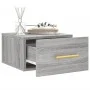 Wall bedside tables 2 pcs Sonoma gray color 35x35x20 cm by vidaXL, Lockers and storage cabinets - Ref: Foro24-829801, Price: ...