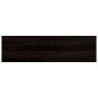 Peldaños de escalera 12 uds madera maciza roble marrón oscuro
