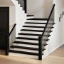 Peldaños de escalera 12 uds madera maciza roble marrón oscuro en Alfombrillas para escalones | Comprar online en Foro24