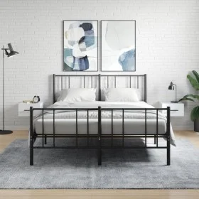 Wand-Nachttische 2 Stück weiß 35x35x20 cm von vidaXL, Schließfächer und Lagerschränke - Ref: Foro24-829869, Preis: 44,82 €, R...