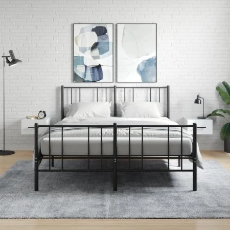 Wand-Nachttische 2 Stück weiß 35x35x20 cm von vidaXL, Schließfächer und Lagerschränke - Ref: Foro24-829869, Preis: 44,82 €, R...