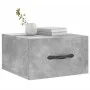 Wall bedside tables 2 pcs concrete gray color 35x35x20 cm by vidaXL, Lockers and storage cabinets - Ref: Foro24-829813, Price...