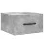 Wall bedside tables 2 pcs concrete gray color 35x35x20 cm by vidaXL, Lockers and storage cabinets - Ref: Foro24-829813, Price...