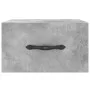 Mesitas de noche de pared 2 uds color gris hormigón 35x35x20 cm de vidaXL, Taquillas y armarios de almacenamiento - Ref: Foro...