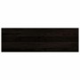 Peldaños de escalera 16 uds madera maciza roble marrón oscuro