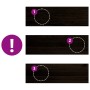 Peldaños de escalera 16 uds madera maciza roble marrón oscuro