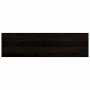 Peldaños de escalera 16 uds madera maciza roble marrón oscuro