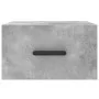 Wall bedside tables 2 pcs concrete gray color 35x35x20 cm by vidaXL, Lockers and storage cabinets - Ref: Foro24-829845, Price...