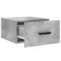 Wall bedside tables 2 pcs concrete gray color 35x35x20 cm by vidaXL, Lockers and storage cabinets - Ref: Foro24-829845, Price...