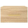 Wand-Nachttische 2 Stück Sonoma Eiche Farbe 35x35x20 cm von vidaXL, Schließfächer und Lagerschränke - Ref: Foro24-829795, Pre...