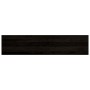 Peldaños de escalera 16 uds madera maciza roble marrón oscuro
