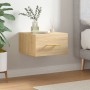 Wand-Nachttisch aus Sonoma-Eiche, 35 x 35 x 20 cm von vidaXL, Schließfächer und Lagerschränke - Ref: Foro24-829794, Preis: 27...