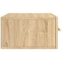 Wand-Nachttisch aus Sonoma-Eiche, 35 x 35 x 20 cm von vidaXL, Schließfächer und Lagerschränke - Ref: Foro24-829794, Preis: 27...