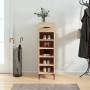 Zapatero madera de ingeniería roble Sonoma 30x35x105 cm de vidaXL, Armarios y almacenamiento - Ref: Foro24-829679, Precio: 72...
