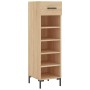 Zapatero madera de ingeniería roble Sonoma 30x35x105 cm de vidaXL, Armarios y almacenamiento - Ref: Foro24-829679, Precio: 72...