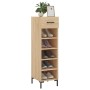 Schuhregal aus Sonoma-Eichenholzwerkstoff, 30 x 35 x 105 cm von vidaXL, Schränke und Lagerung - Ref: Foro24-829679, Preis: 72...
