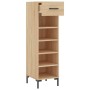 Zapatero madera de ingeniería roble Sonoma 30x35x105 cm de vidaXL, Armarios y almacenamiento - Ref: Foro24-829679, Precio: 72...