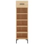 Zapatero madera de ingeniería roble Sonoma 30x35x105 cm de vidaXL, Armarios y almacenamiento - Ref: Foro24-829679, Precio: 72...