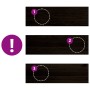 Peldaños de escalera 16 uds madera maciza roble marrón oscuro