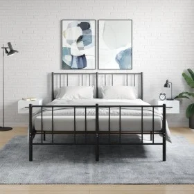 Wand-Nachttische 2 Stk. weiß 35x35x20 cm von vidaXL, Schließfächer und Lagerschränke - Ref: Foro24-829821, Preis: 45,16 €, Ra...