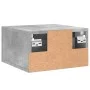 Betongrauer Wand-Nachttisch 35x35x20 cm von vidaXL, Schließfächer und Lagerschränke - Ref: Foro24-829860, Preis: 27,89 €, Rab...