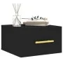 Wall bedside tables 2 pcs black 35x35x20 cm by vidaXL, Lockers and storage cabinets - Ref: Foro24-829791, Price: 60,17 €, Dis...