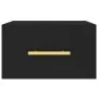 Wall bedside tables 2 pcs black 35x35x20 cm by vidaXL, Lockers and storage cabinets - Ref: Foro24-829791, Price: 60,17 €, Dis...