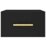 Wand-Nachttische 2 Stück schwarz 35x35x20 cm von vidaXL, Schließfächer und Lagerschränke - Ref: Foro24-829791, Preis: 62,45 €...