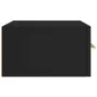 Wall bedside tables 2 pcs black 35x35x20 cm by vidaXL, Lockers and storage cabinets - Ref: Foro24-829791, Price: 60,17 €, Dis...